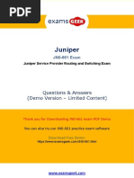 Juniper JNCIS-SP JN0-661 Exam Preparation Material For Best Result