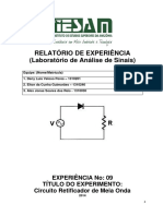 Circuito Retificador de Meia Onda