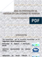 Presentacion Ley General de Prevencion de Riesgos en Los Lugares de Trabajo