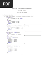 CS1010E: Programming Methodology: Tutorial 05: Function 27 Feb 2017 - 04 Mar 2017