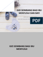 Gizi Seimbang Bagi Ibu Menyusui Dan Bayi