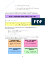 Balanced Scorecard Example: The Vision of Anytown Hospital Is To Be The Community's Provider of Choice