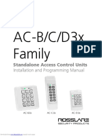 AC-B/C/D3x Family: Standalone Access Control Units