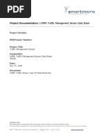 Project Documentation - UMRR Traffic Management Sensor Data Sheet