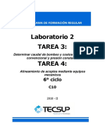 Laboratorio 2 - Tarea 3 y 4