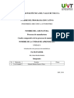 Cuadro Comparativo de Los Sistemas de Manufactura