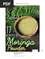 17 Best Benefits and Uses of Moringa Powder PDF