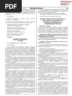 Decreto Legislativo Que Modifica La Ley #28024 Ley Que Regula La Gestión de Intereses en La Administración Pública