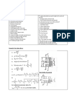 Machine Design Formula List