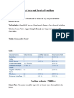 Project Title: Local Internet Service Providers: Purpose