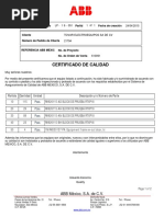 Certificado Calidad