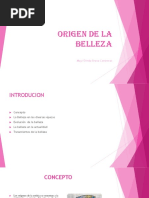 Origen de La Belleza