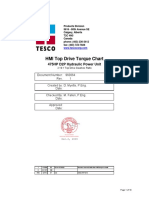 Tesco Torque Sheet TDS 250T PDF