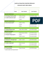 Reivisi Jadwal Praktek Dokter (Banner)