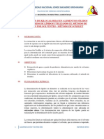 Informe 3 - Determinación de Kilocalorias - Soxhlet