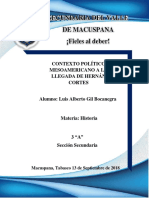 Contexto Político Mesoamericano A La Llegada de Hernán Cortes