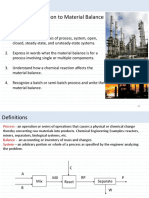 Objectives:: Chapter 6: Introduction To Material Balance Material Balances