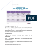 Cronograma de Aplicación de Las NIIF