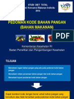 Kode Bahan Pangan - TC