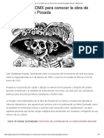 Lugares en La CDMX para Conocer La Obra de José Guadalupe Posada - Máspormás