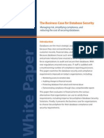 WP Database Security Business Case