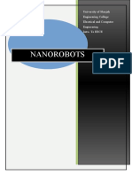 Nanorobots: University of Sharjah Engineering College Electrical and Computer Engineering Intro. To EECE