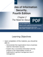 Principles of Information Security, Fourth Edition: The Need For Security