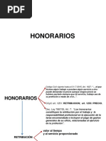 Honorarios Profesionales