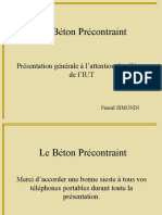 Le Béton Précontraint Pascal Simonin PDF