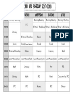 2nd Schedule For Display