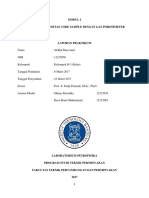 Penentuan Porositas Core Sample Dengan Gas Porosimeter