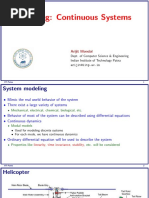 Modeling: Continuous Systems: Arijit Mondal