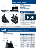 CWS Excavator Dig Cleanup Buckets1