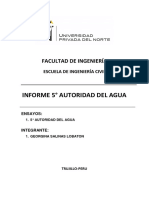 La Autoridad Nacional Del Agua V