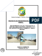 Proyecto de Preinversion A Nivel de Perfil