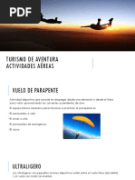 Turismo de Aventura, Actividades Aéreas