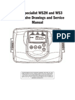 Water Specialist WS2H and WS3 Control Valve Drawings and Service Manual