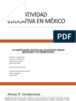 Normatividad Educativa en México