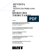 Revista Del Instituto Peruano de Dcho Tributario