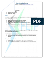 Summary - Banking Business PDF