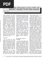 Elliott, R. Geography Information Systems (GIS) and Libraries, Concepts, Services and Resources