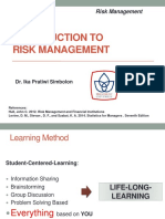 Introduction To Risk Management