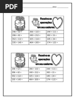 3º Ano Adição e Subtração PDF