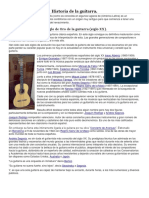 Historia de La Guitarra