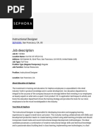 Instructional Designer - Sephora