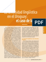 DPU Diversidad Lingüística en El Uruguay