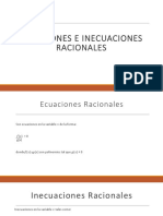 Ecuaciones e Inecuaciones Racionales