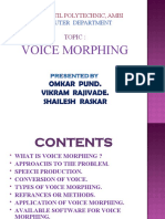 Voice Morphing