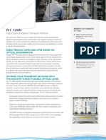 High Capacity Optical Transport Platform: Datasheet