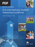 BC Homestay Guidelines